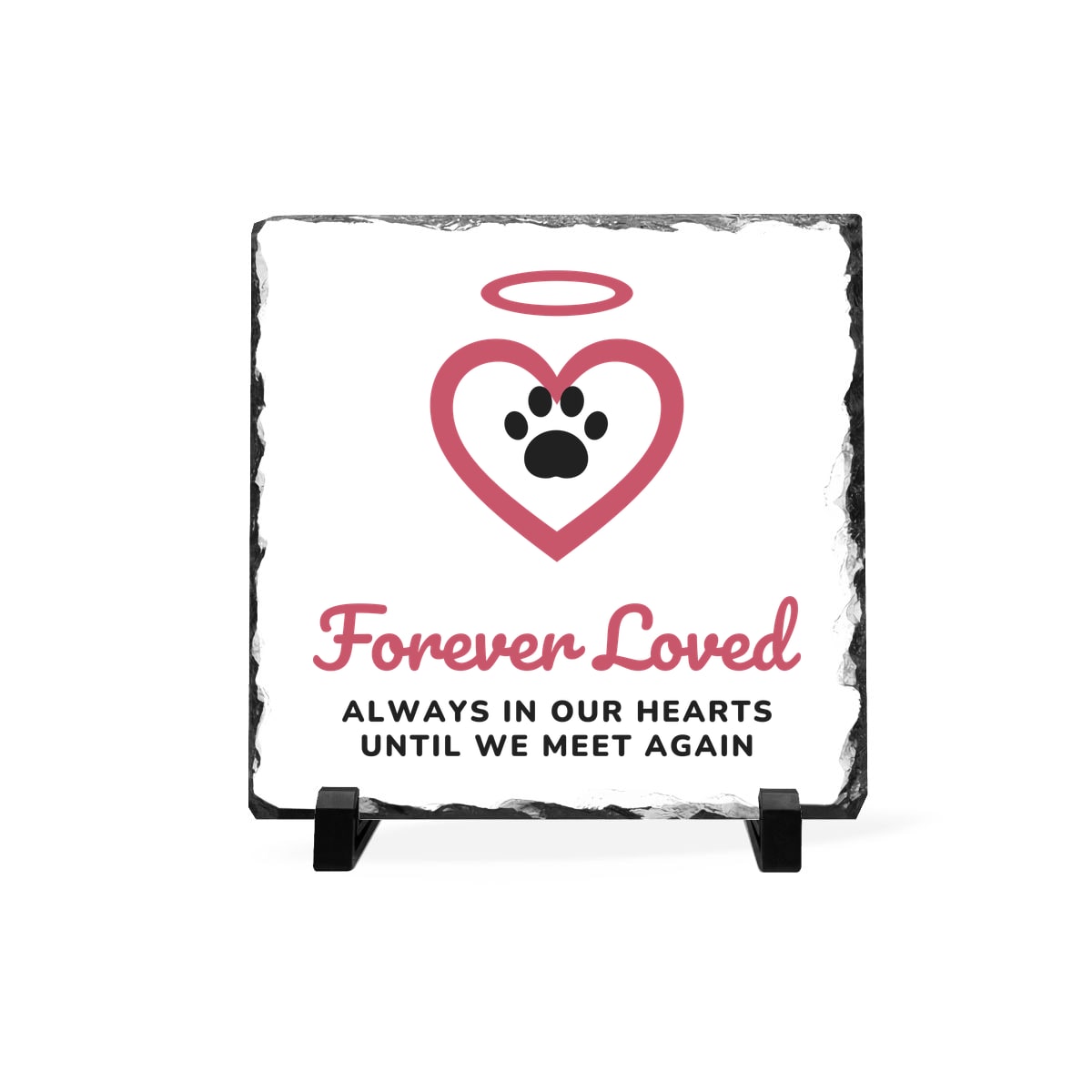 Dog Memorial Slate Plaque