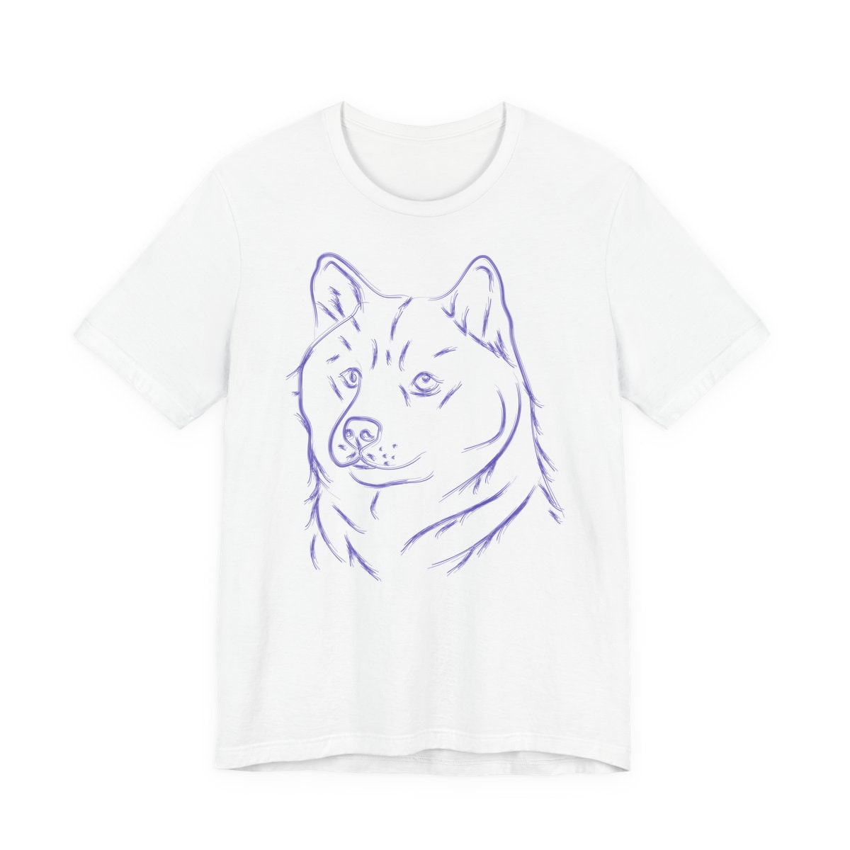 Multi Breed Icon shiba inu Jersey Tee