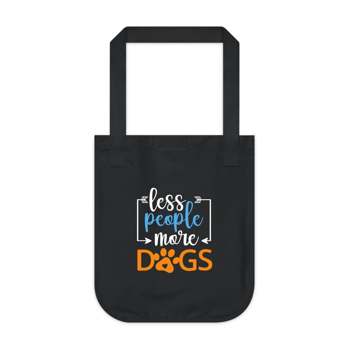 Less People More Dogs Tote Bag