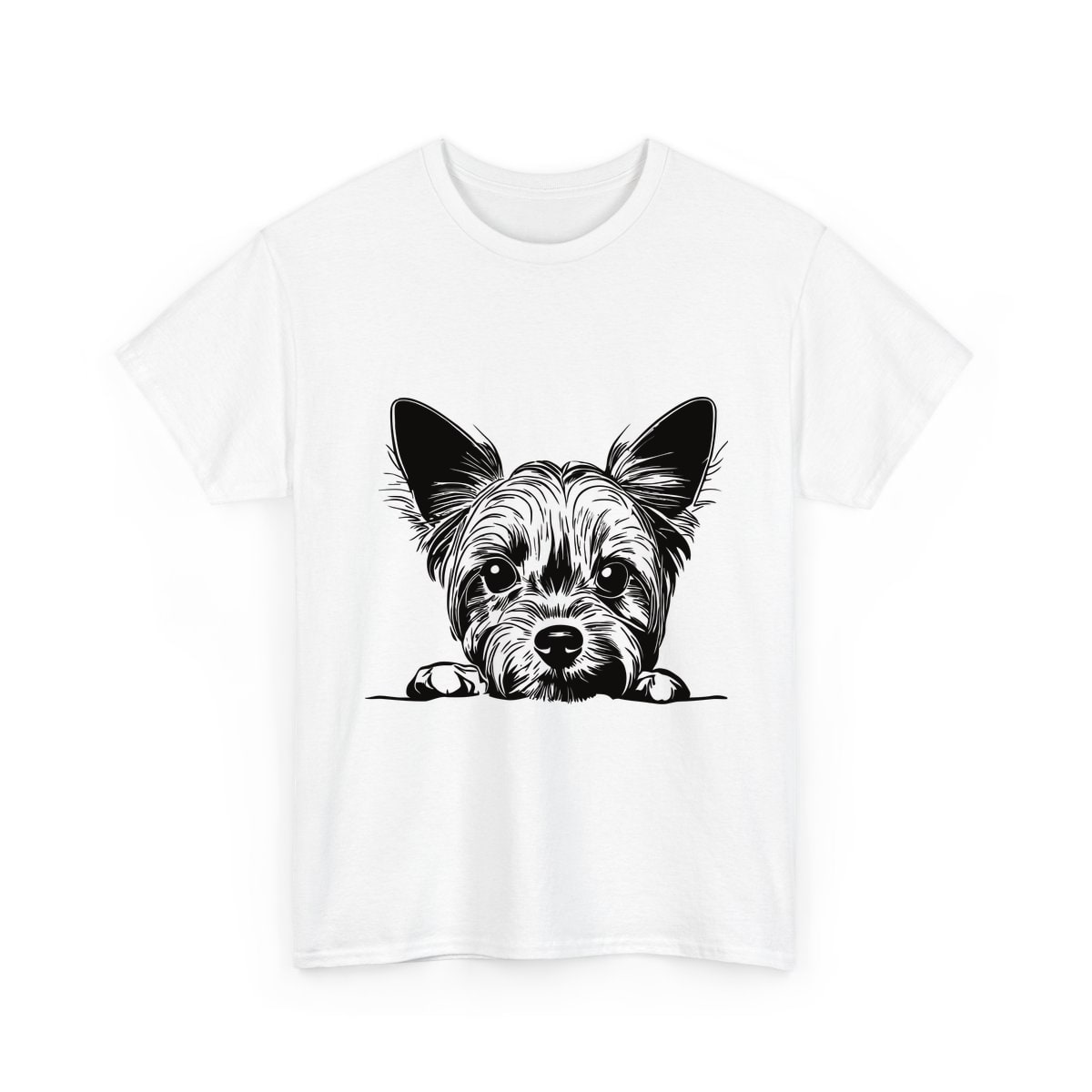 Peeking Yorkie Shirt