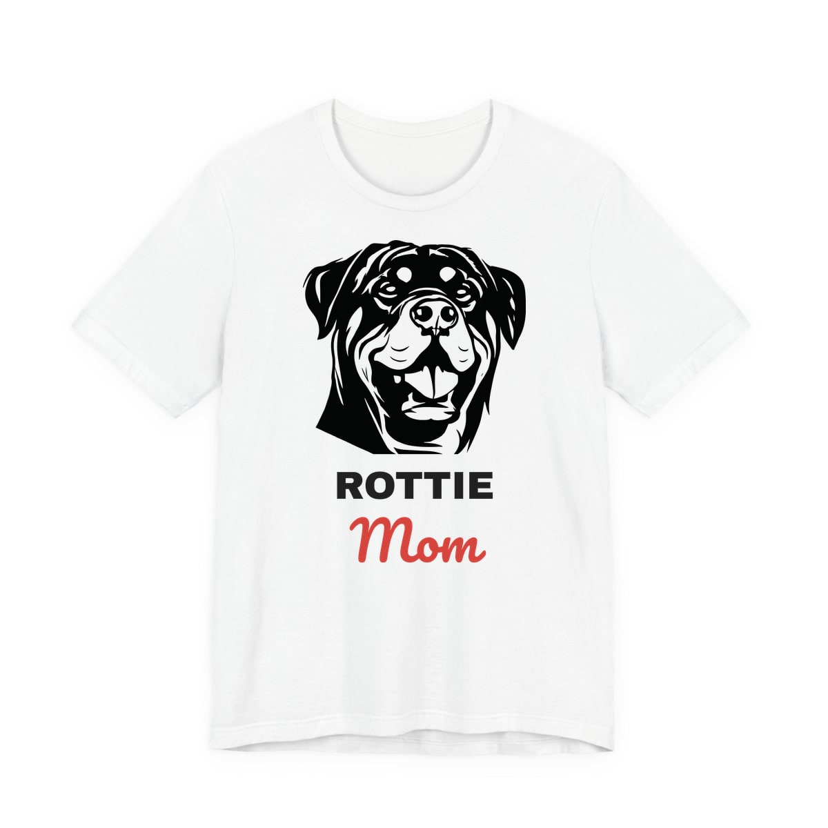 Rottweiler Mom Jersey Tee