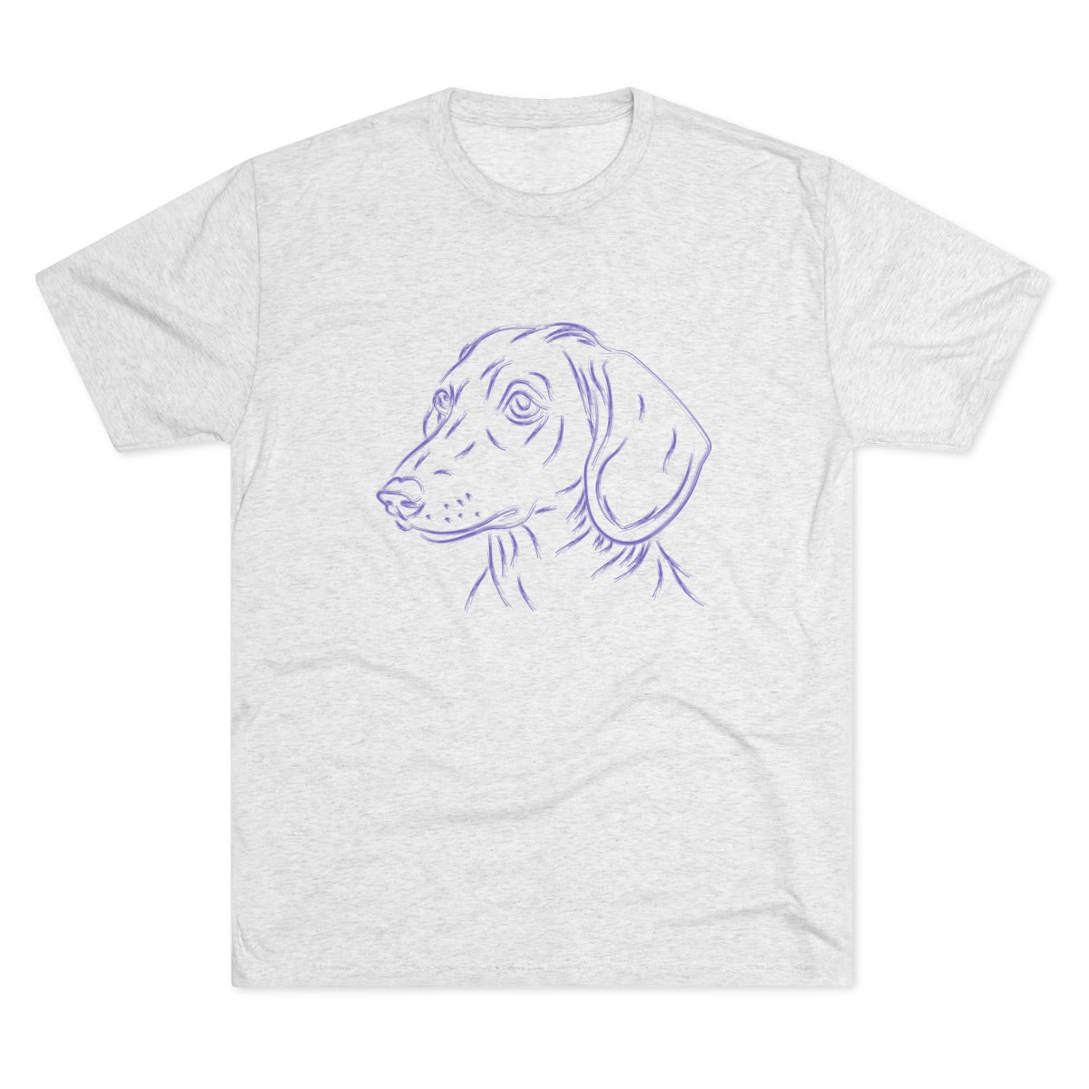Multi Breed Icon dachshund Tri-Blend Tee