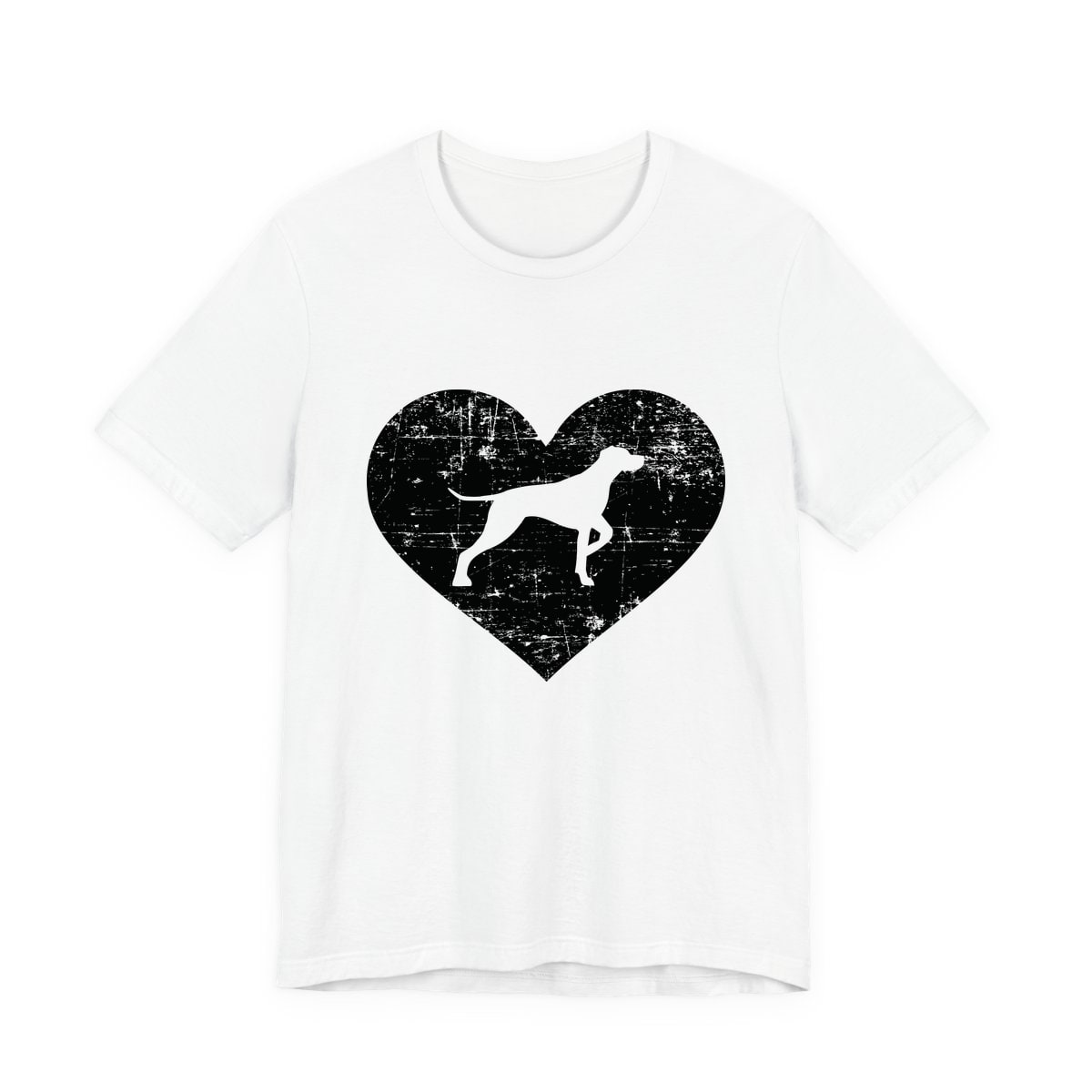 German Shorthaired Pointer Heart Jersey Tee