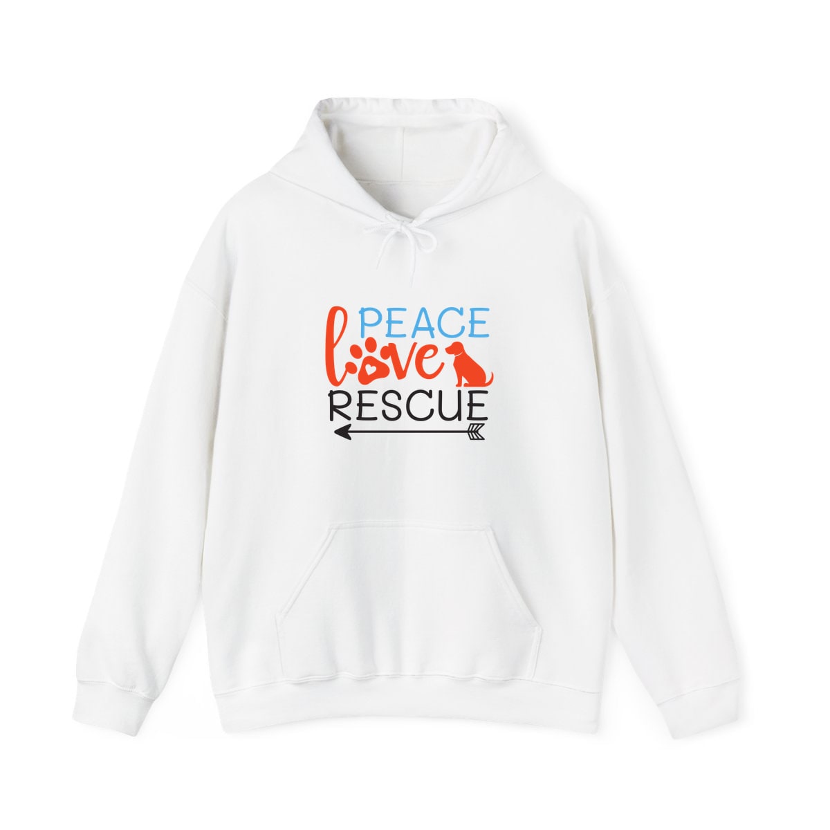 Peace Love Rescue Hoodie