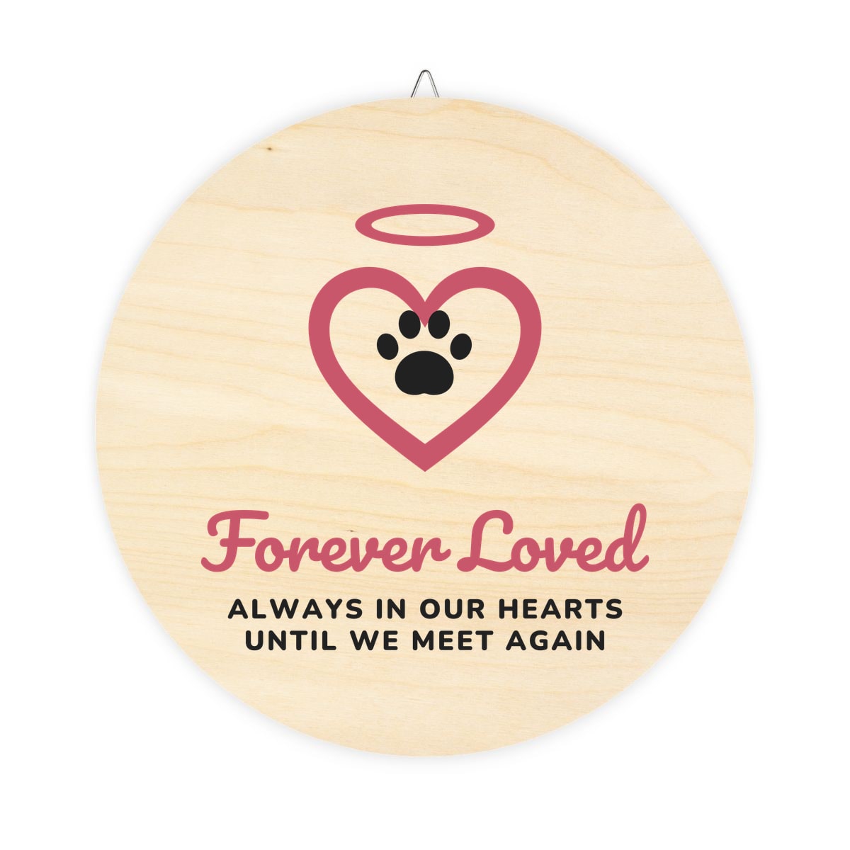 Dog Memorial Wood Sign