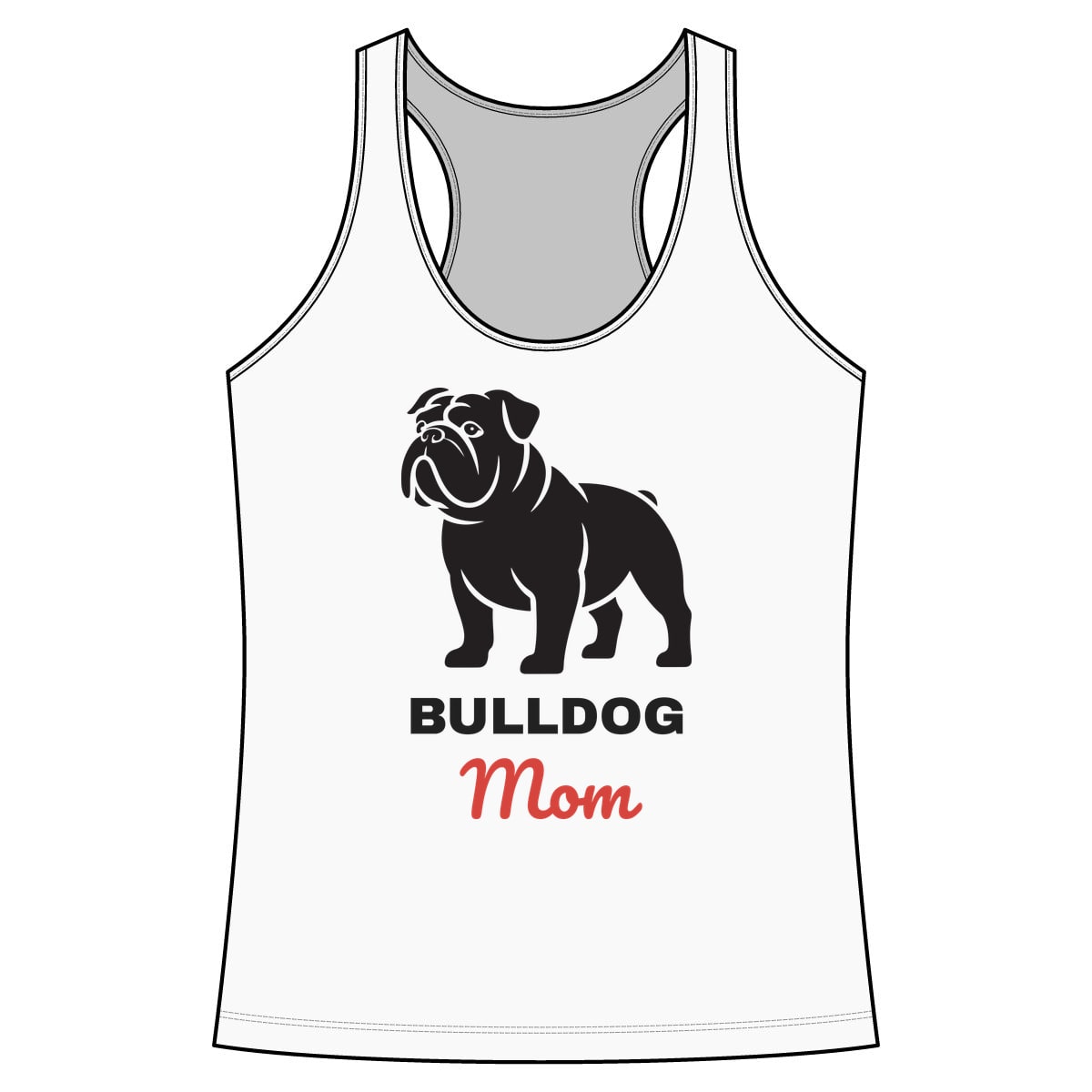 Bulldog Mom Performance Tank