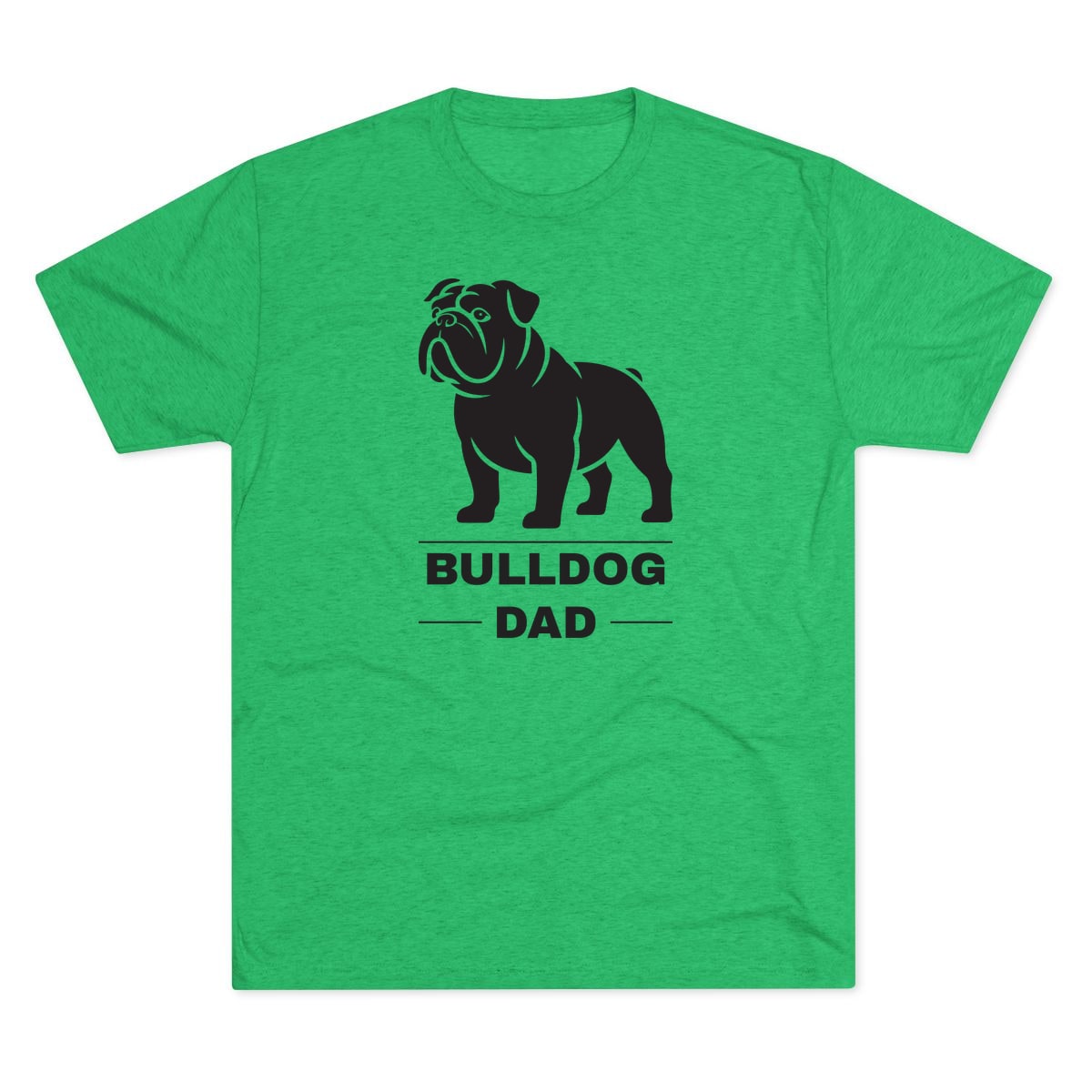 Bulldog Dad Tri-Blend Tee