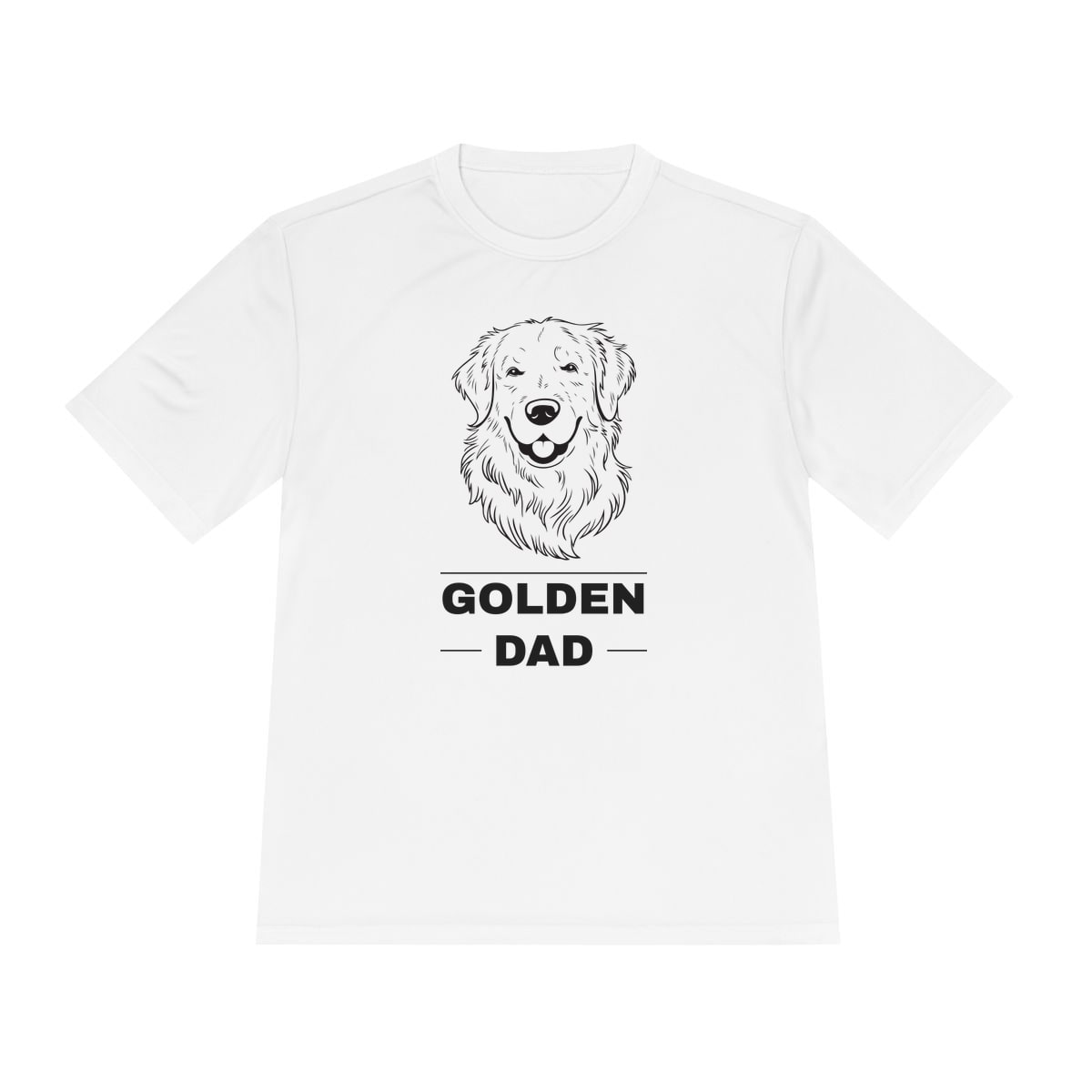 Golden Retriever Dad Moisture Wicking Tee by Sport-Tek