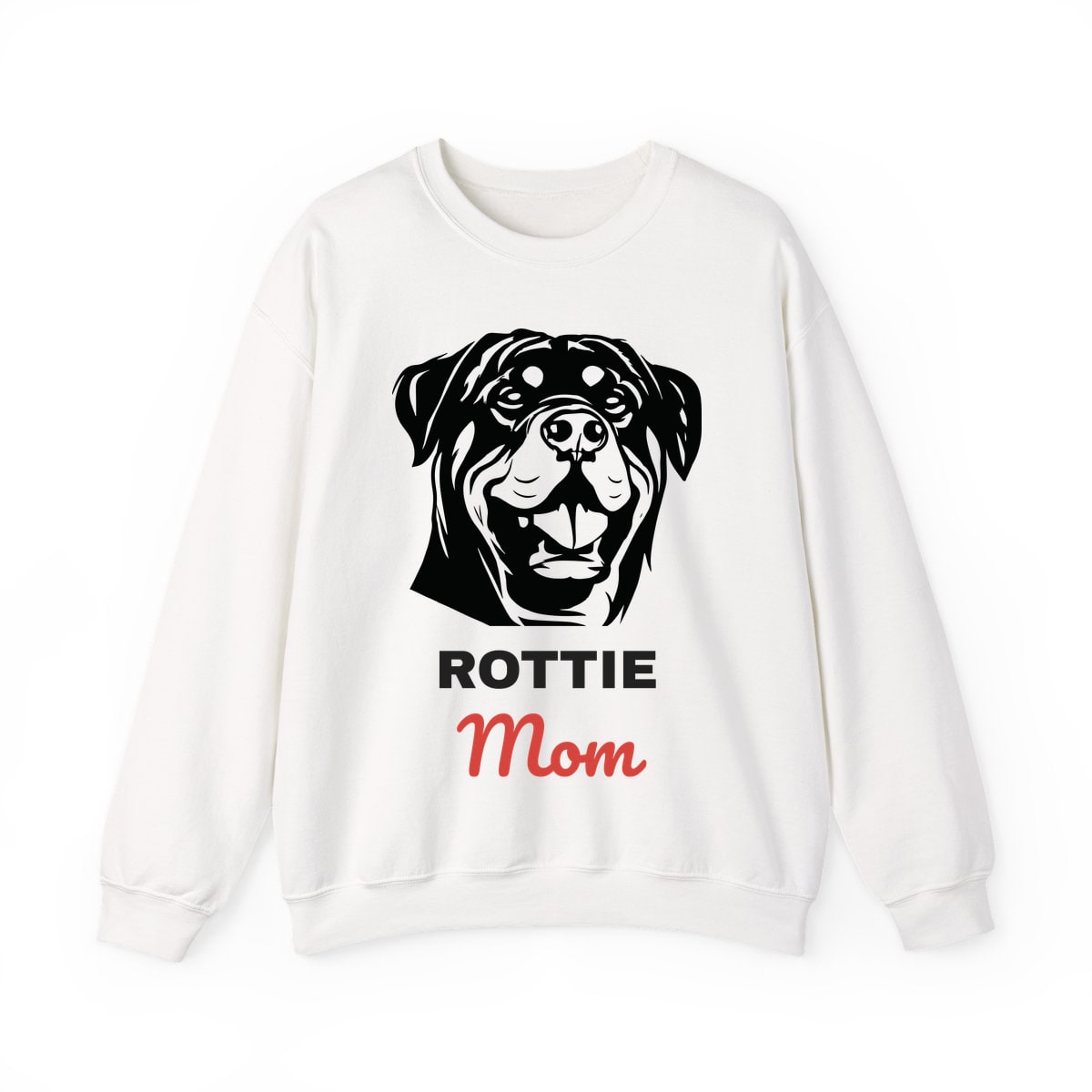 Rottweiler Mom Crewneck Sweatshirt