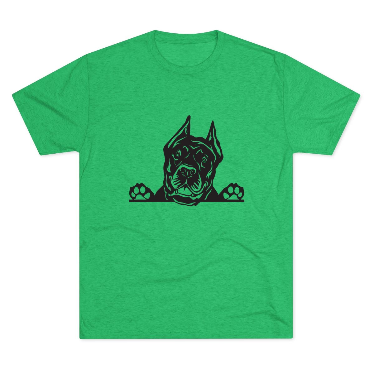 Peeking Cane Corso Tri-Blend Tee