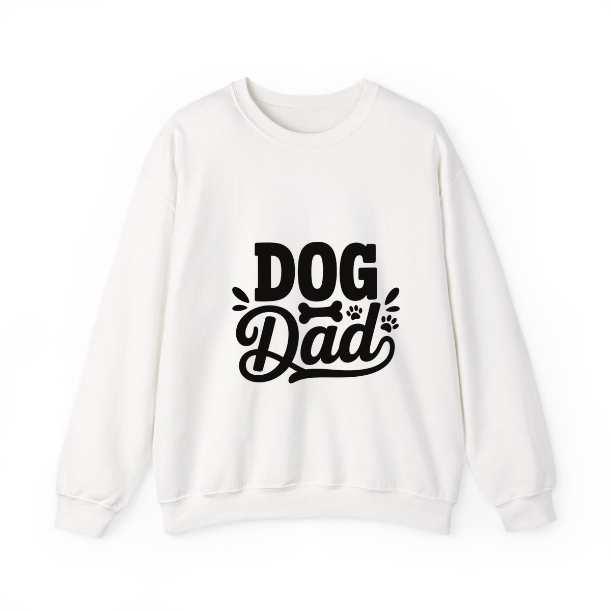 Dog Dad Script Crewneck Sweatshirt