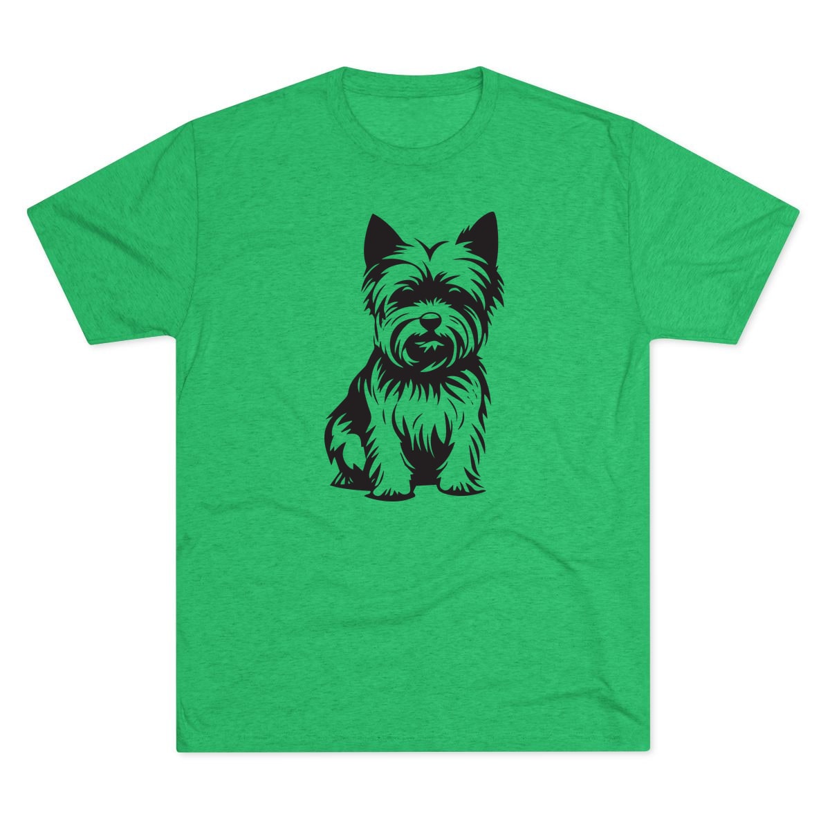 Yorkshire Terrier Portrait Tri-Blend Tee