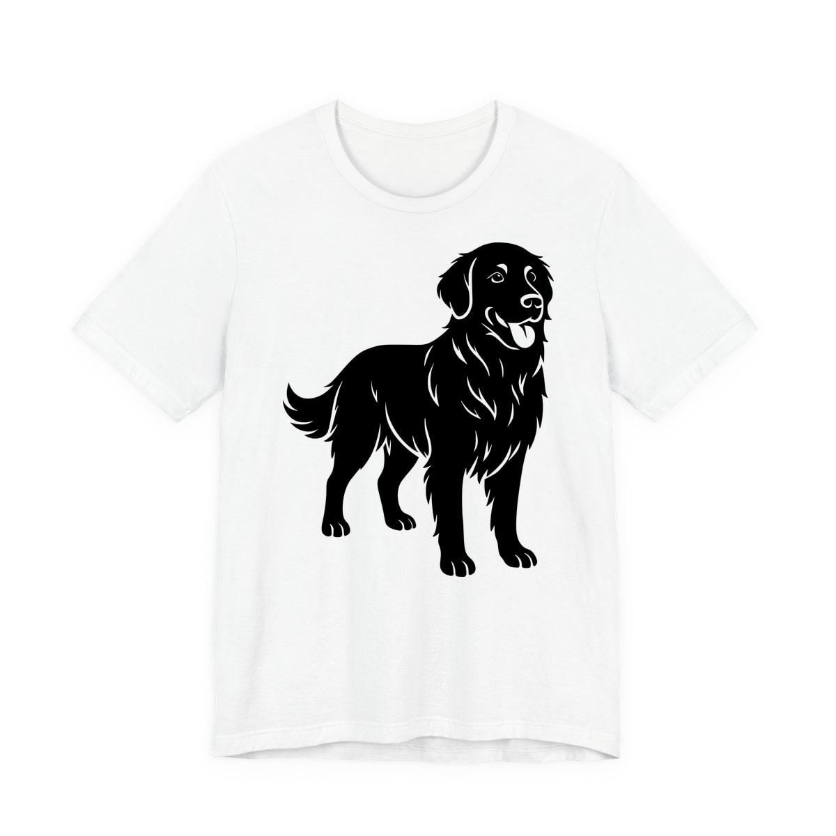 Golden Retriever Silhouette Jersey Tee