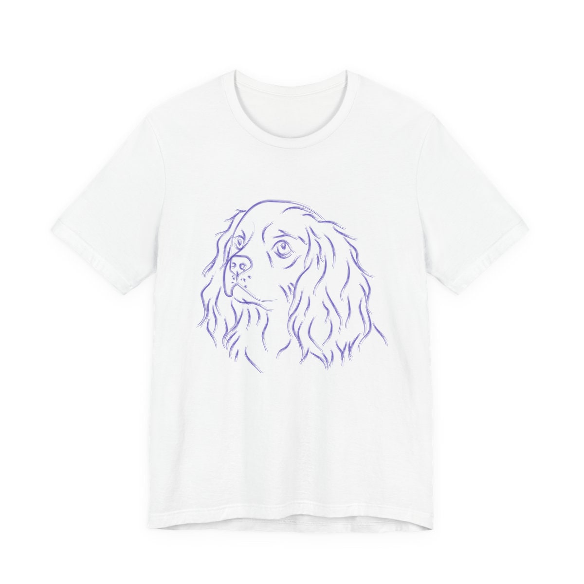 Multi Breed Icon spaniel Jersey Tee