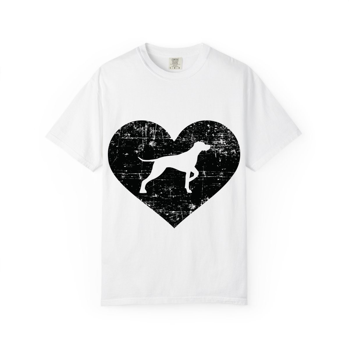 German Shorthaired Pointer Heart Comfort Colors Tee