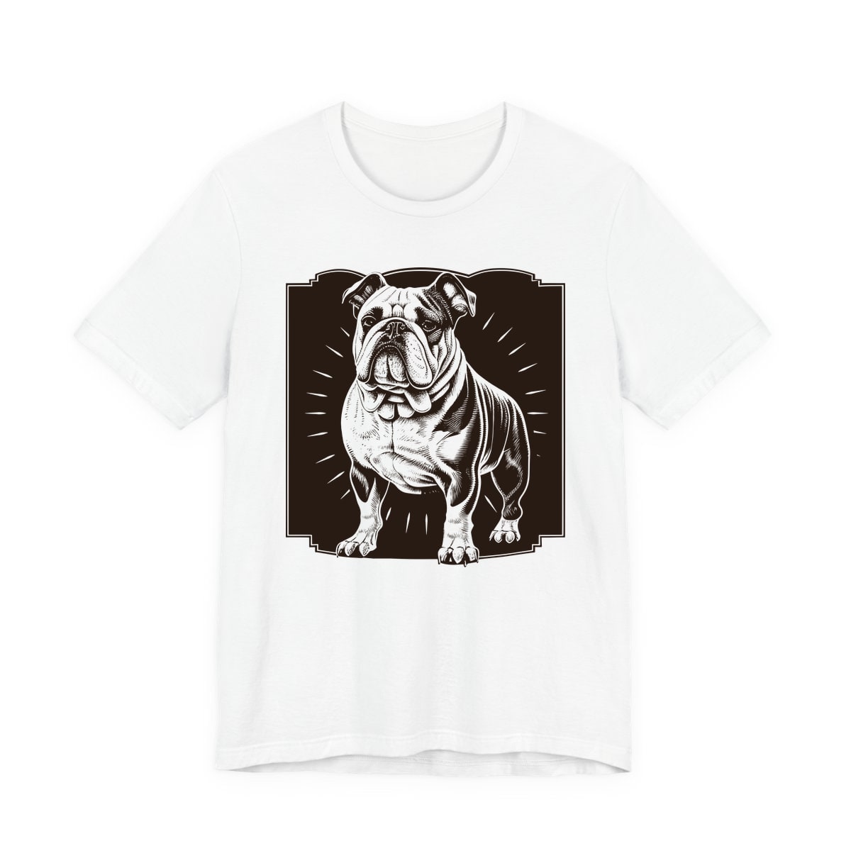 Vintage Bulldog Badge Jersey Tee