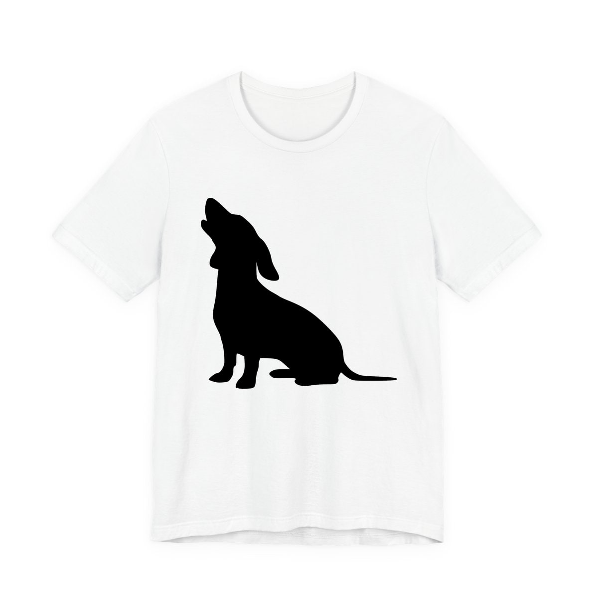 Dachshund Pose howling Jersey Tee