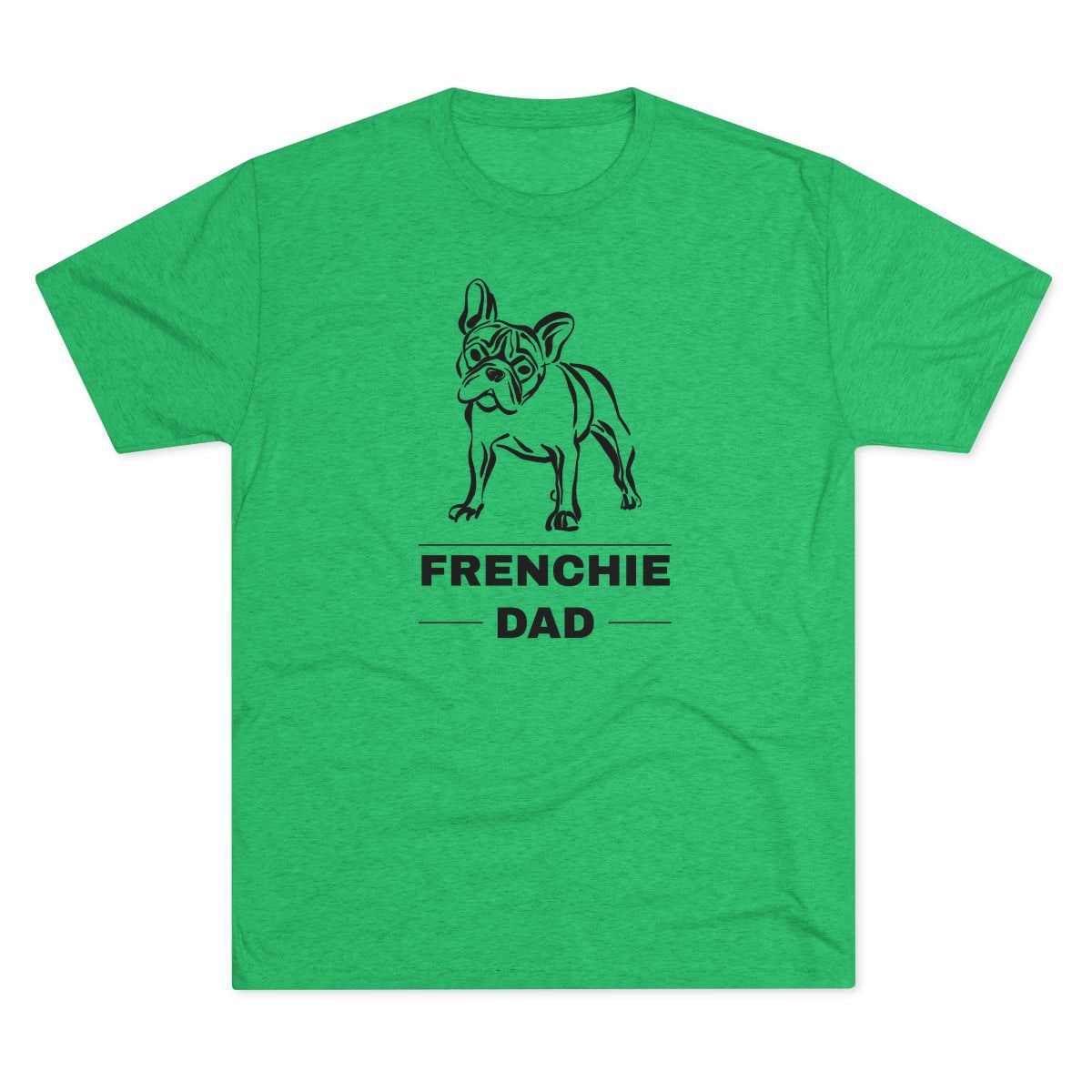 Frenchie Dad Tri-Blend Tee