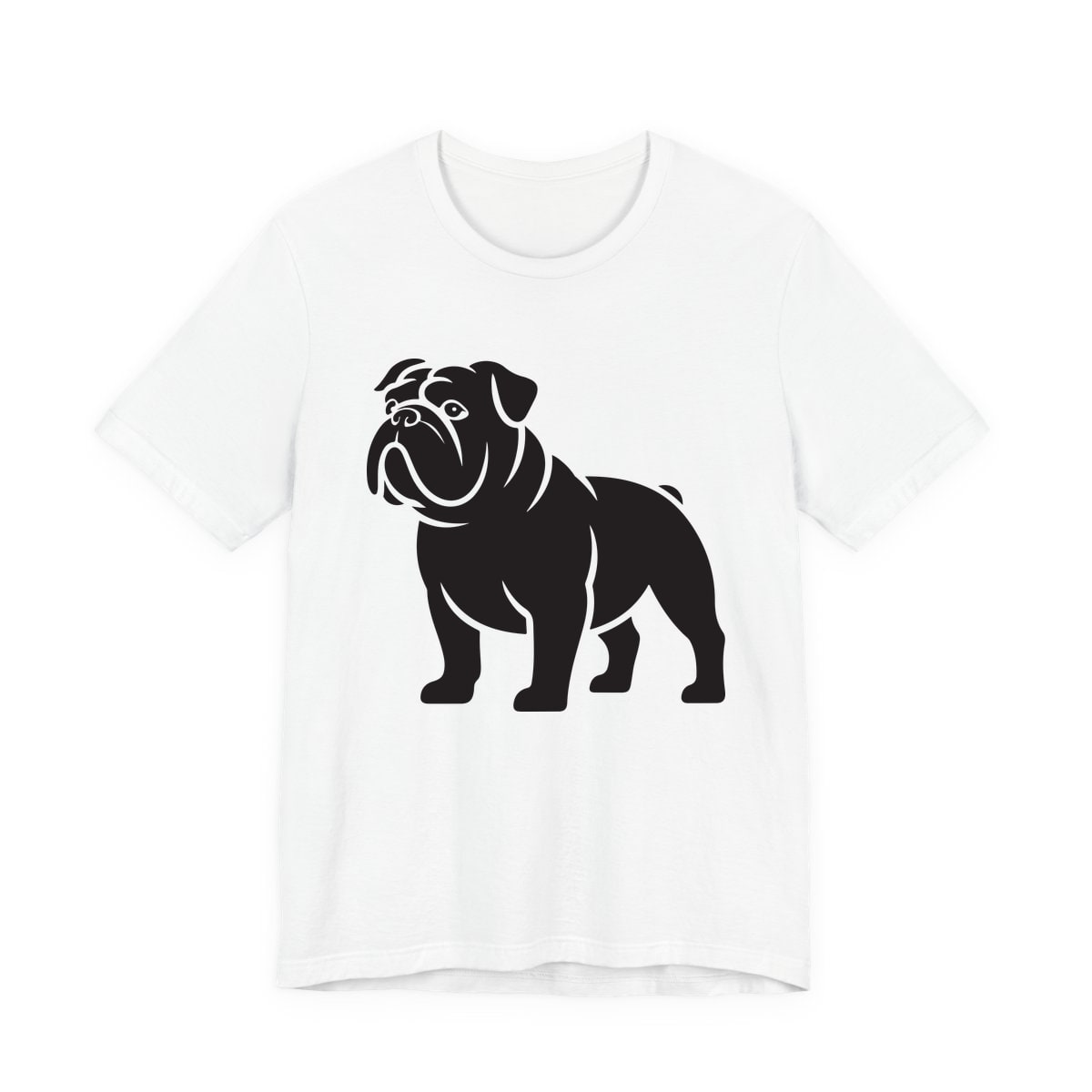 Bulldog Portrait Jersey Tee
