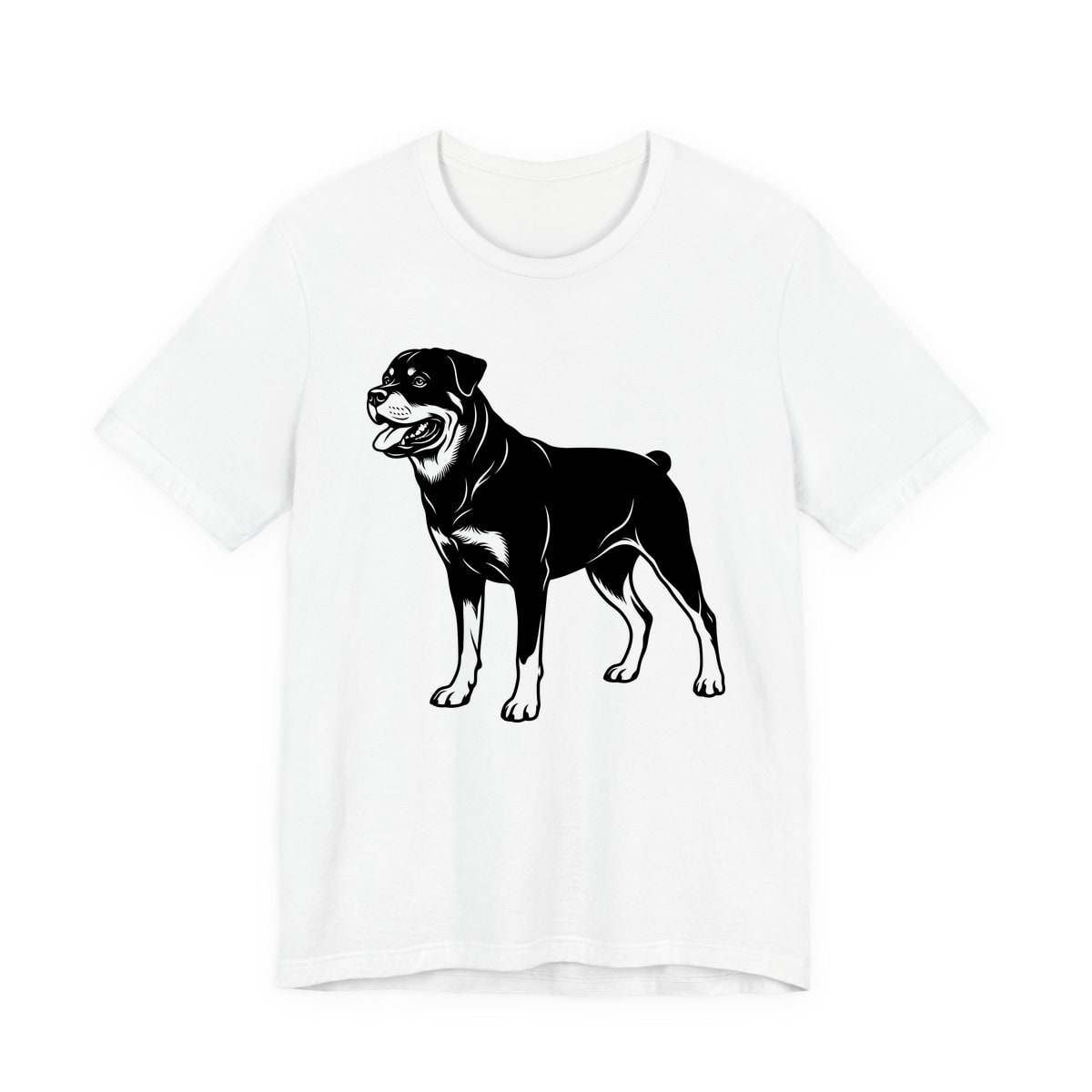 Rottweiler Portrait full body standing Jersey Tee