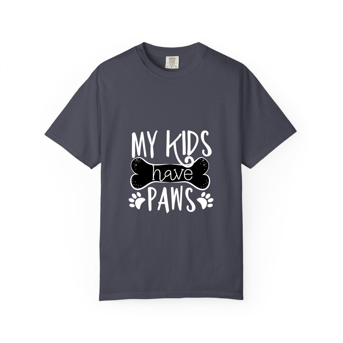 My Kids Have Paws Comfort Colors Tee
