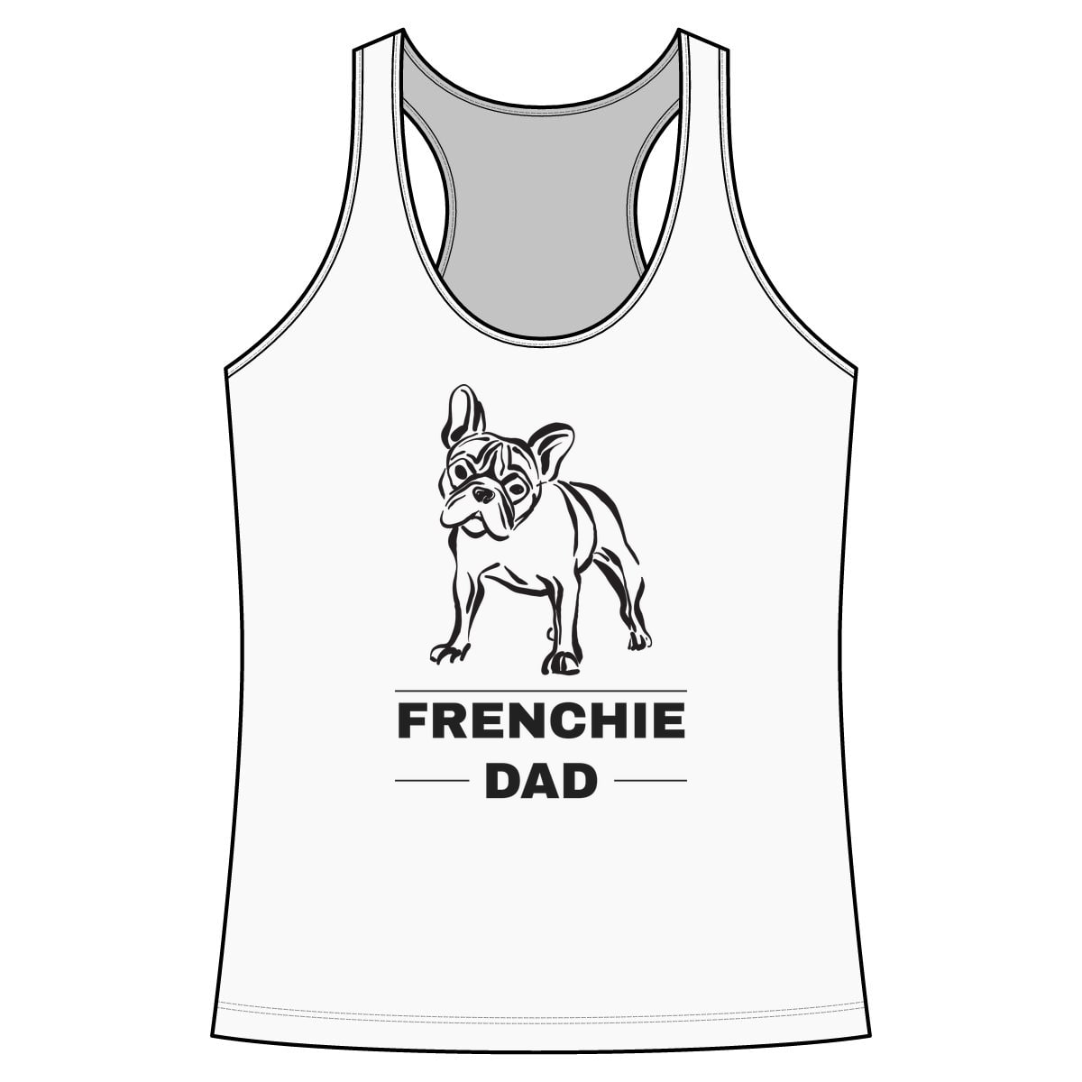 Frenchie Dad Performance Tank