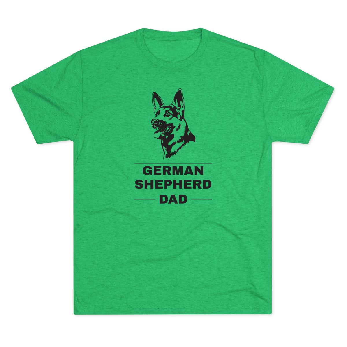 German Shepherd Dad Tri-Blend Tee