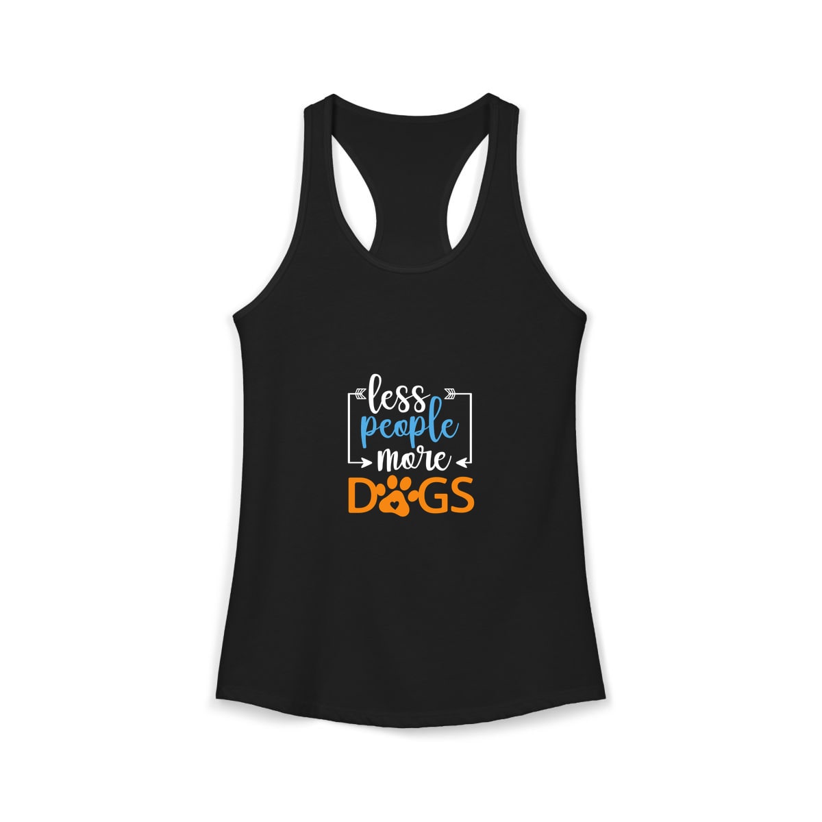 Less People More Dogs Tank Top