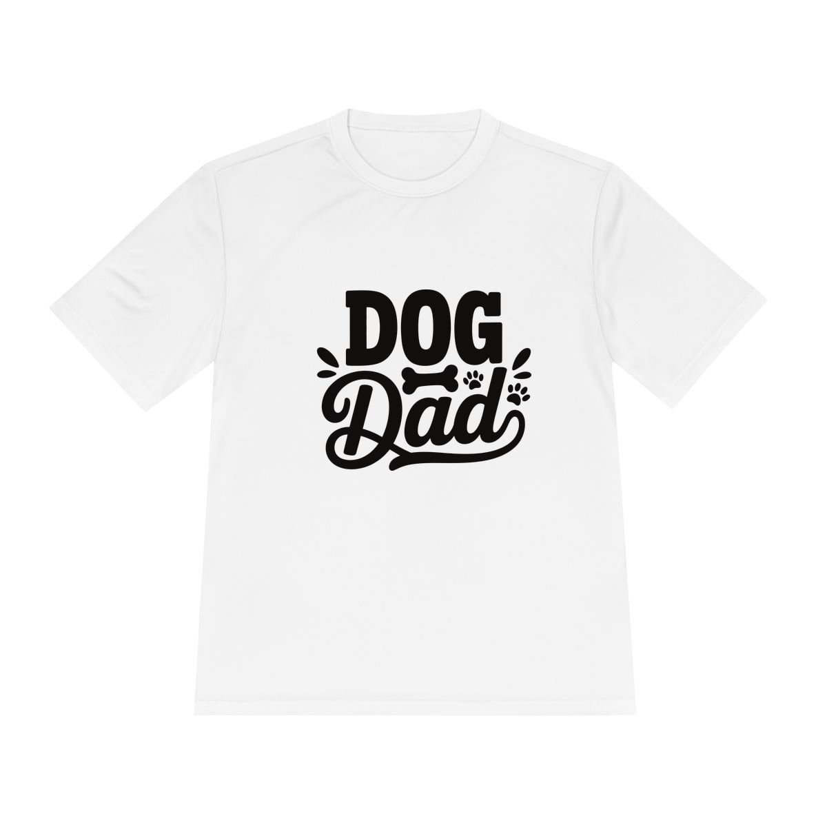 Dog Dad Script Moisture Wicking Tee by Sport-Tek