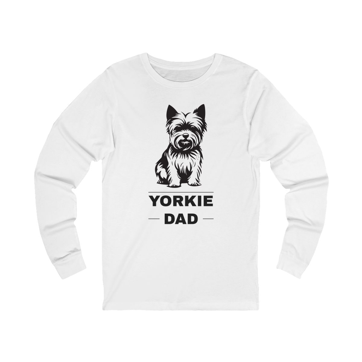 Yorkie Dad Long Sleeve Shirt