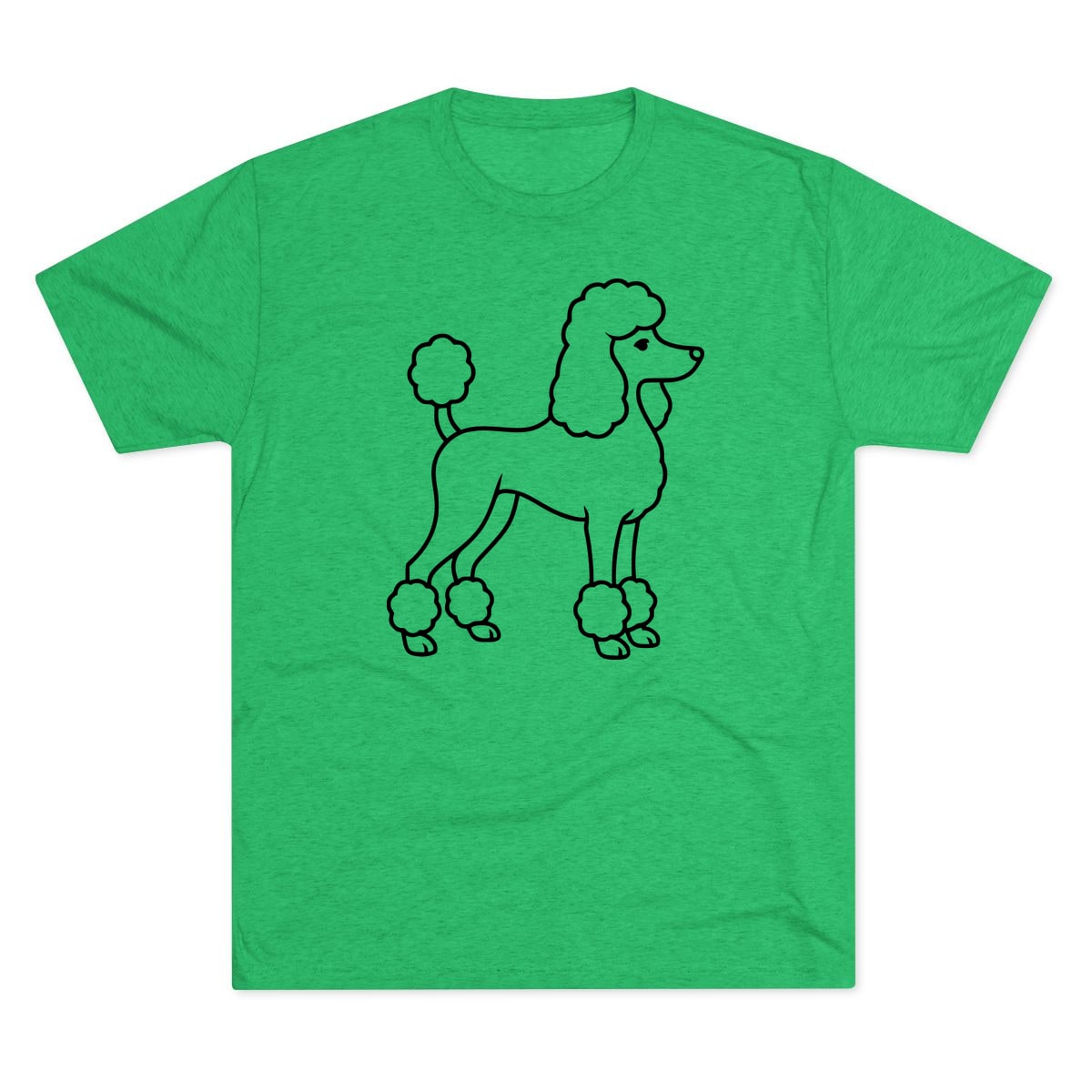 Poodle Portrait Tri-Blend Tee