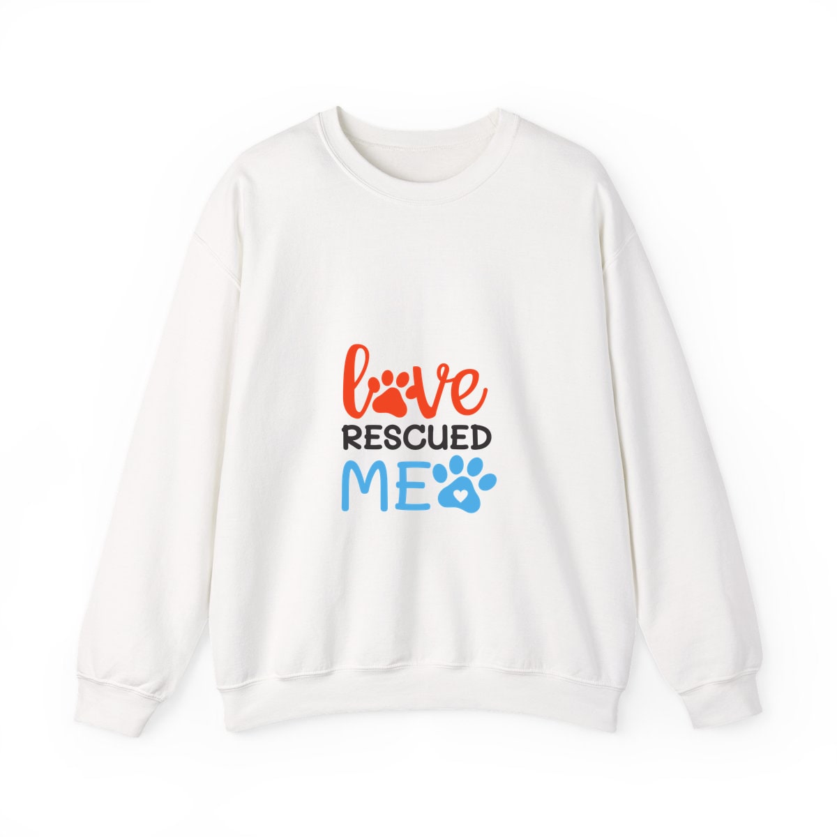 Love Rescued Me Crewneck Sweatshirt