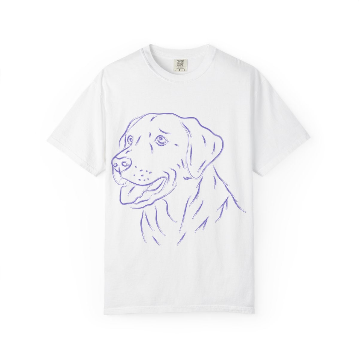 Multi Breed Icon labrador Comfort Colors Tee