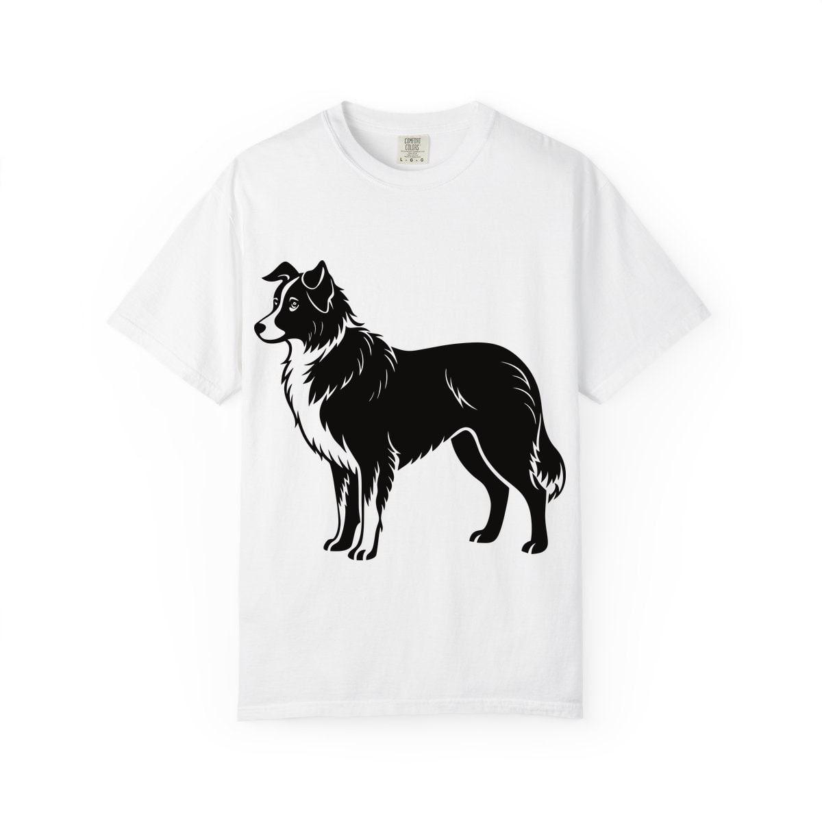 Australian Shepherd Portrait Comfort Colors Tee