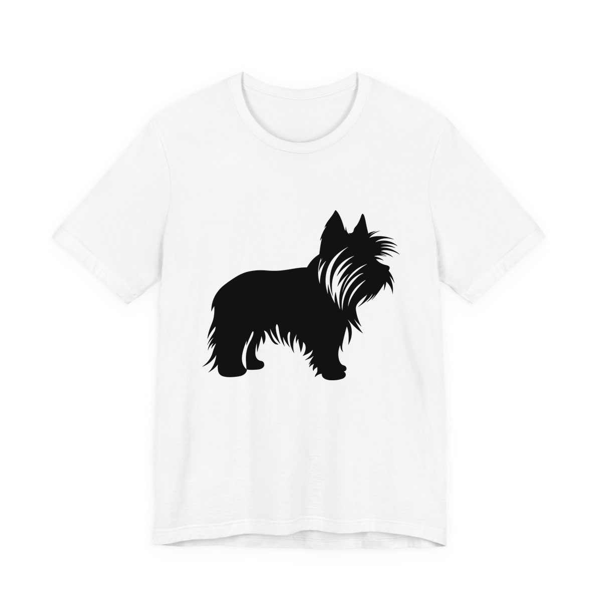 Yorkshire Terrier Silhouette standing, breed swap Jersey Tee