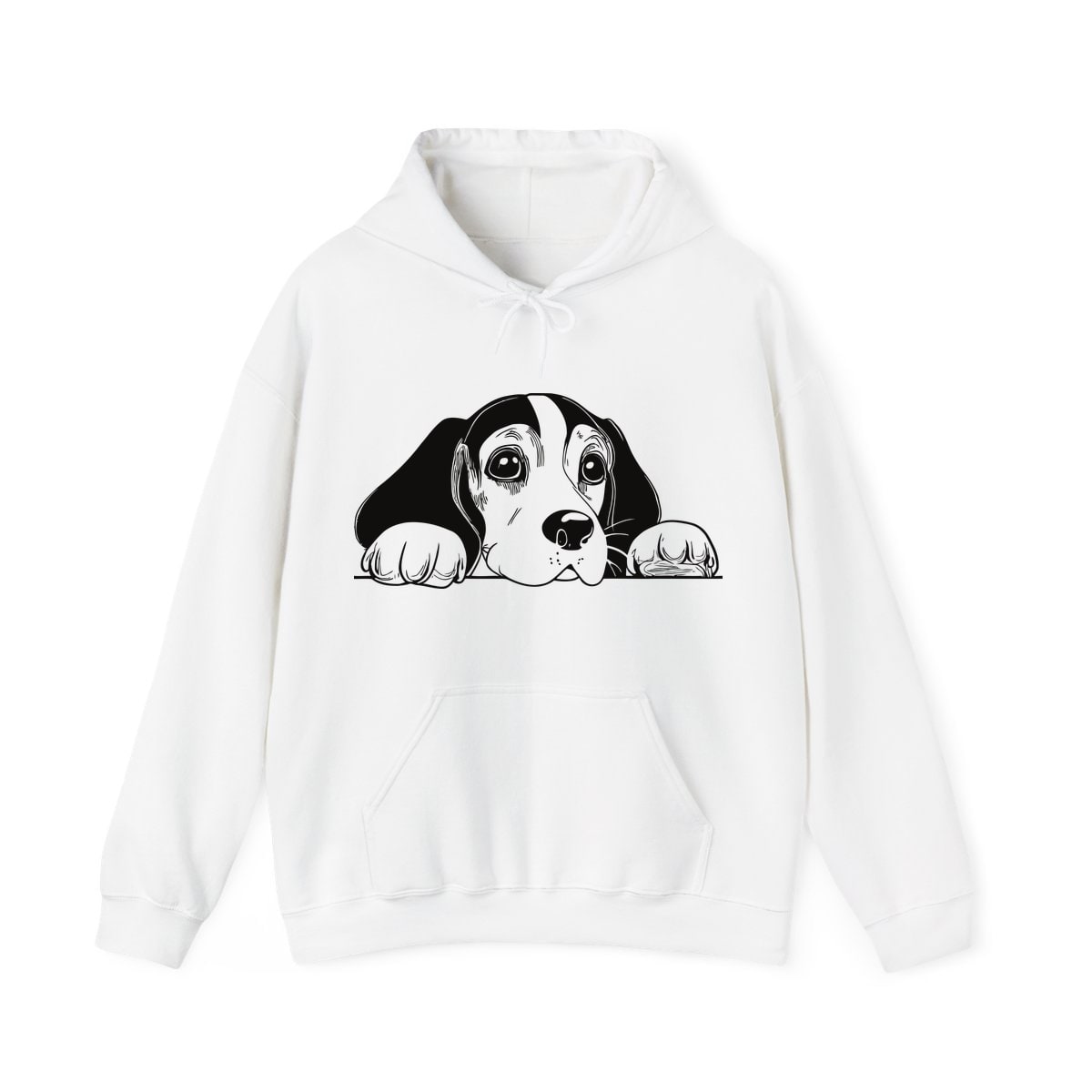 Peeking Beagle Hoodie