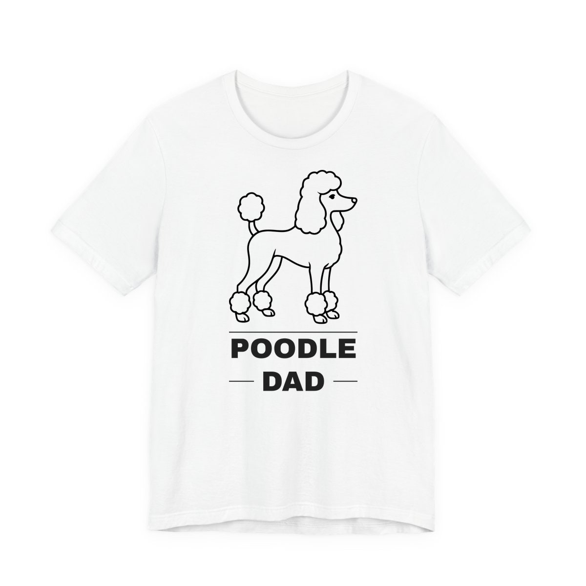 Poodle Dad Jersey Tee