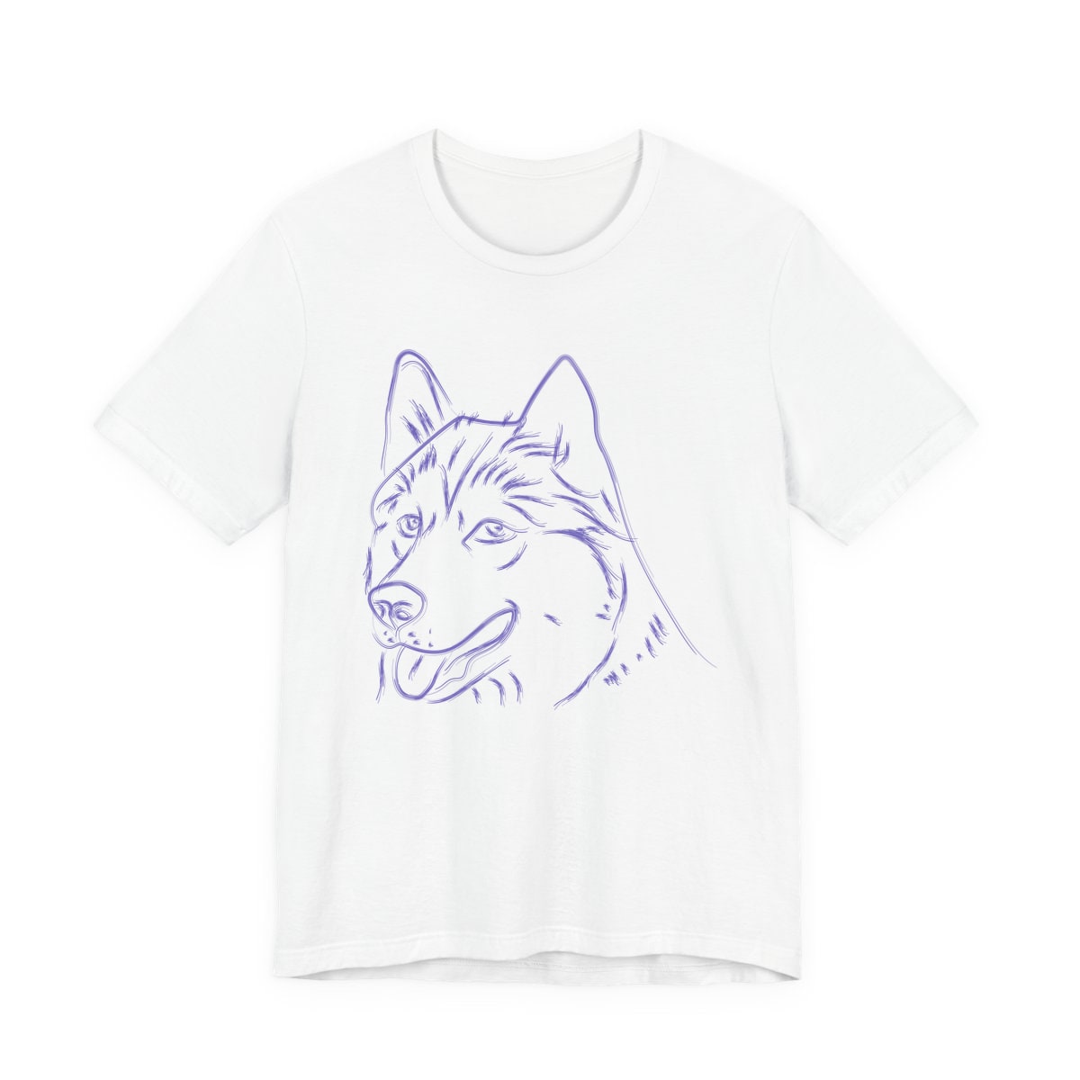 Multi Breed Icon husky Jersey Tee