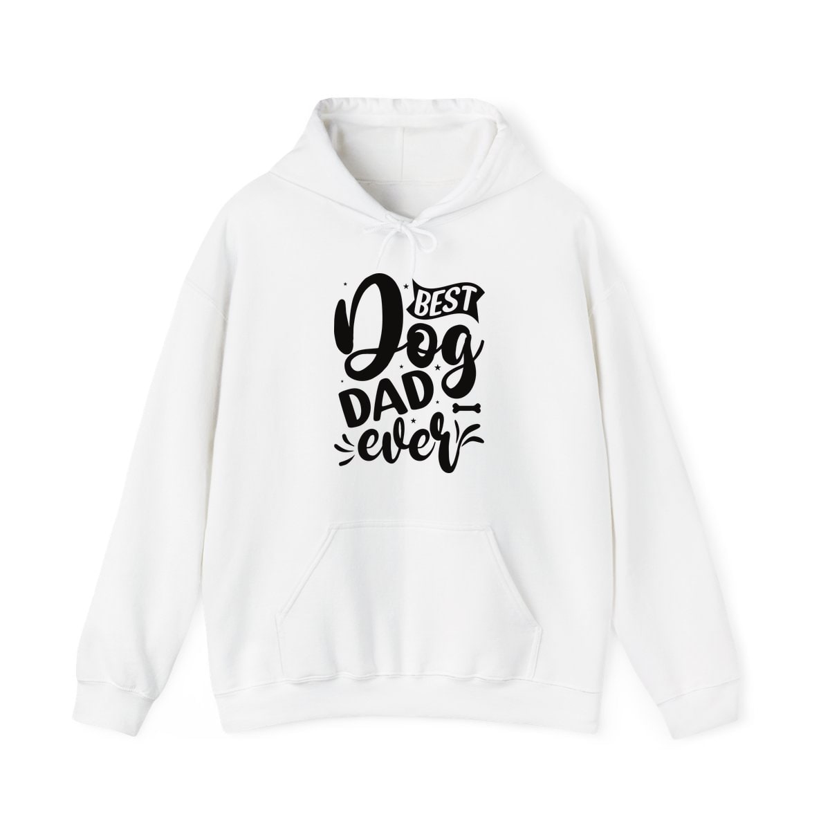 Best Dog Dad Ever Script Hoodie