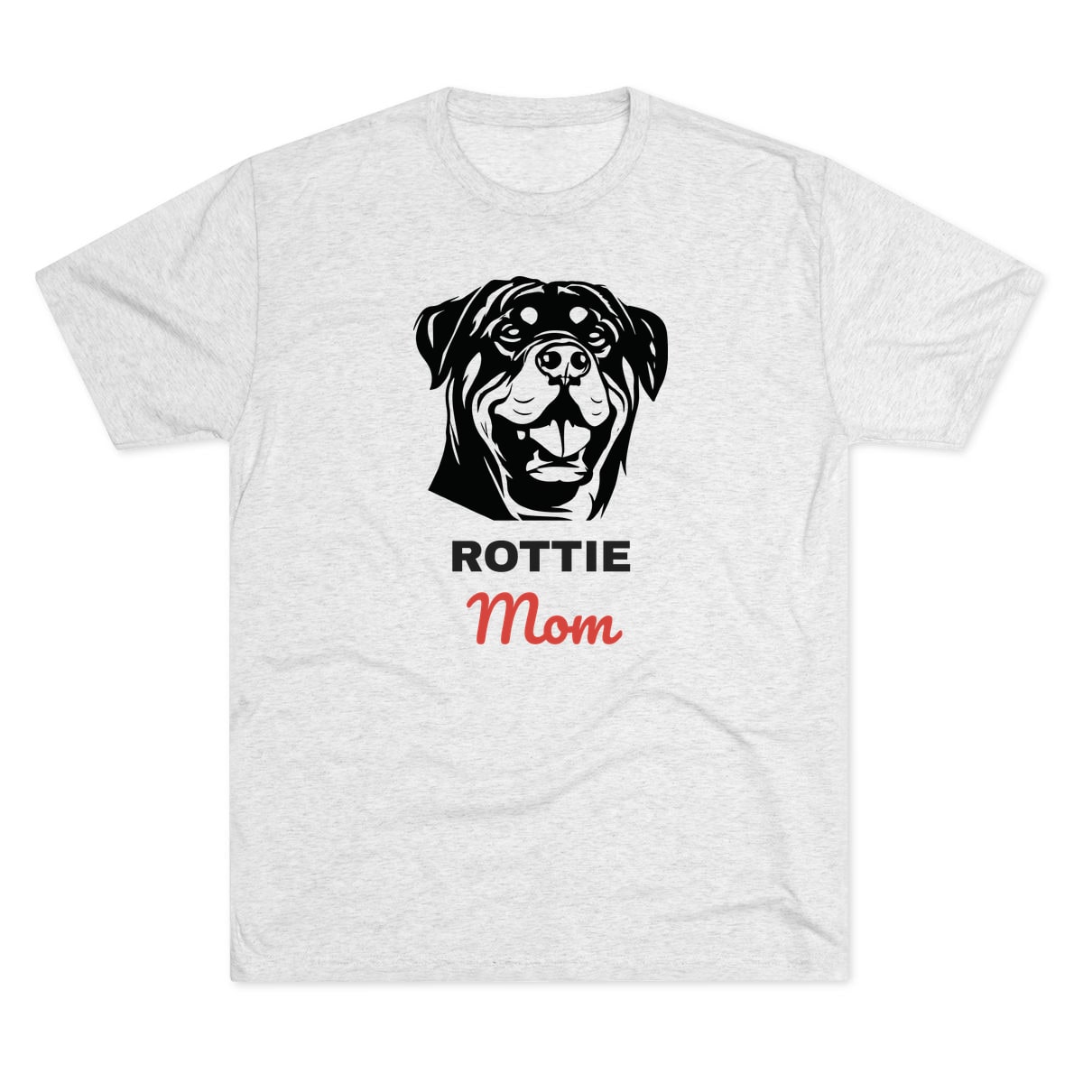 Rottweiler Mom Tri-Blend Tee