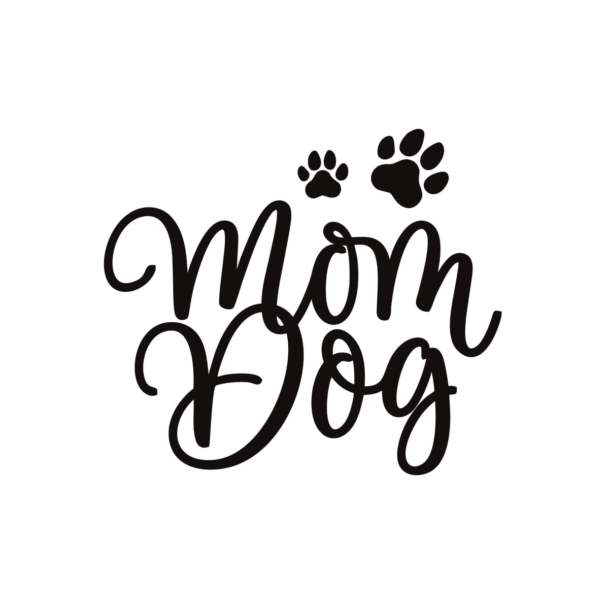 Mom Dog Sticker