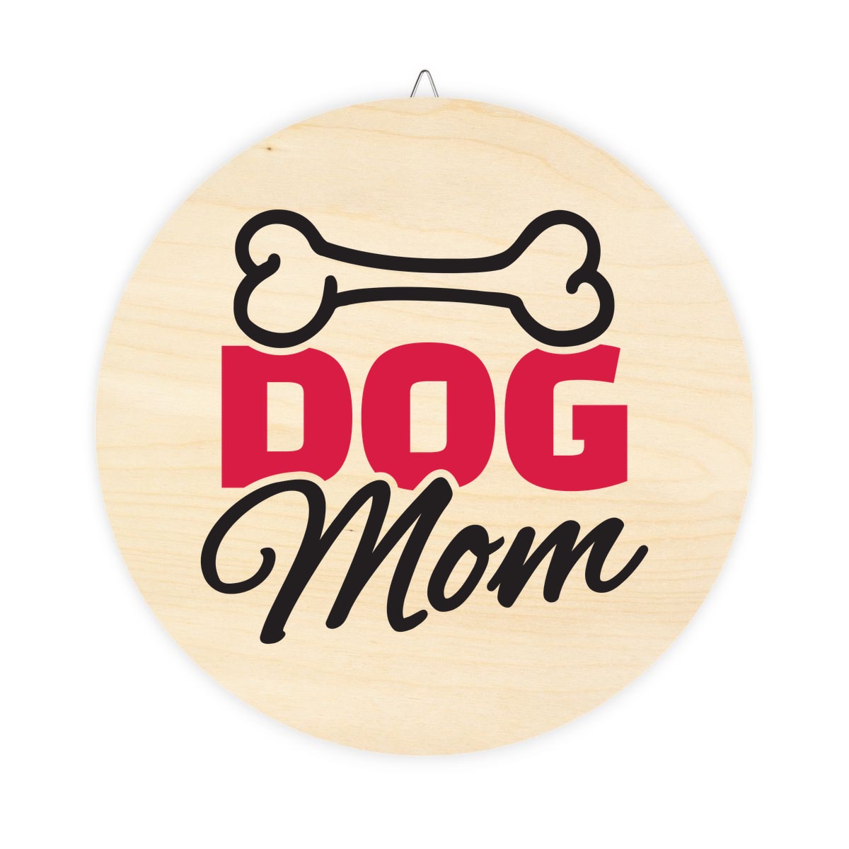 Dog Mom Wood Sign