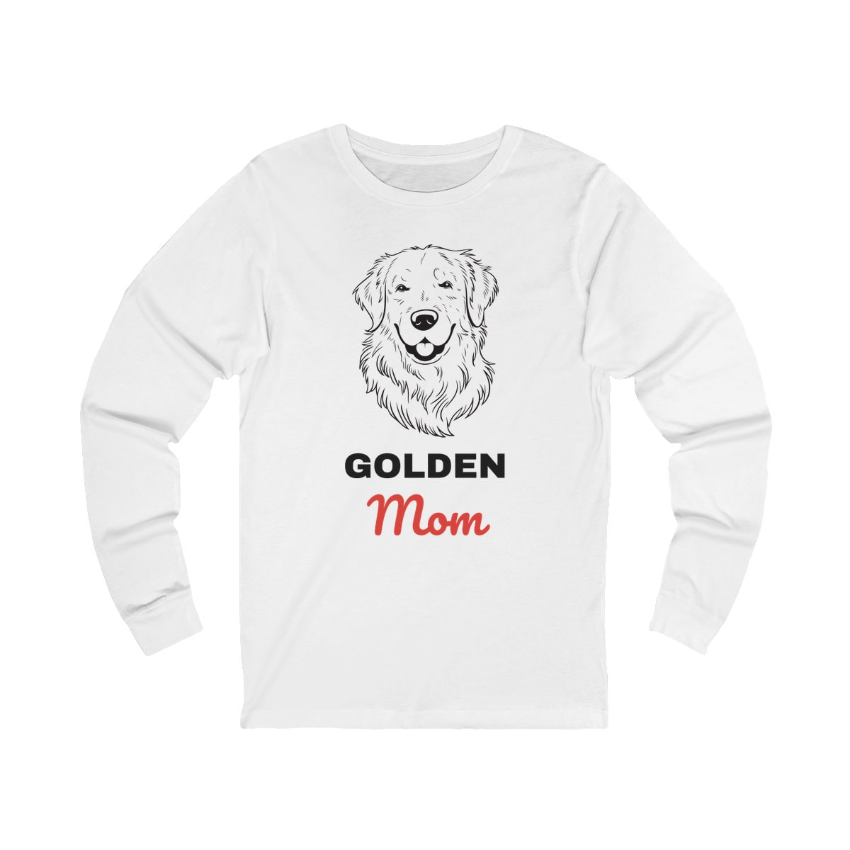 Golden Retriever Mom Long Sleeve Shirt