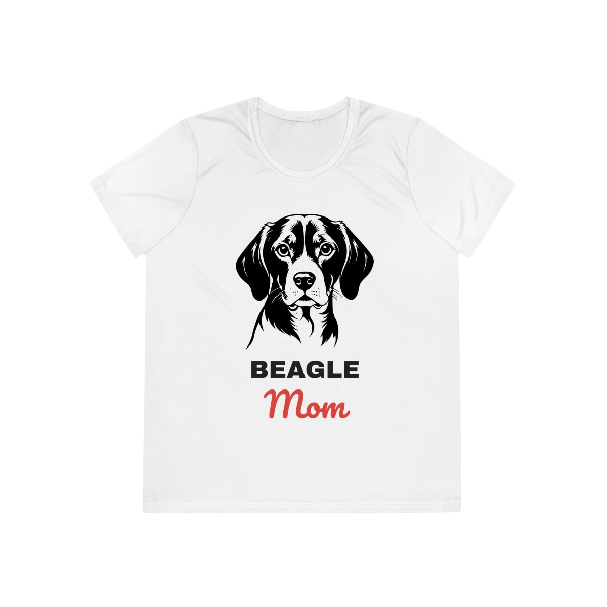 Beagle Mom Ladies Competitor Tee by Sport-Tek