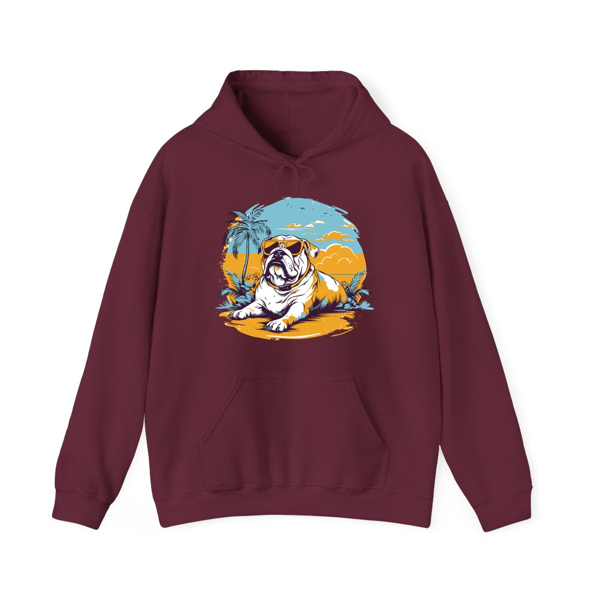 Beach Bulldog Hoodie