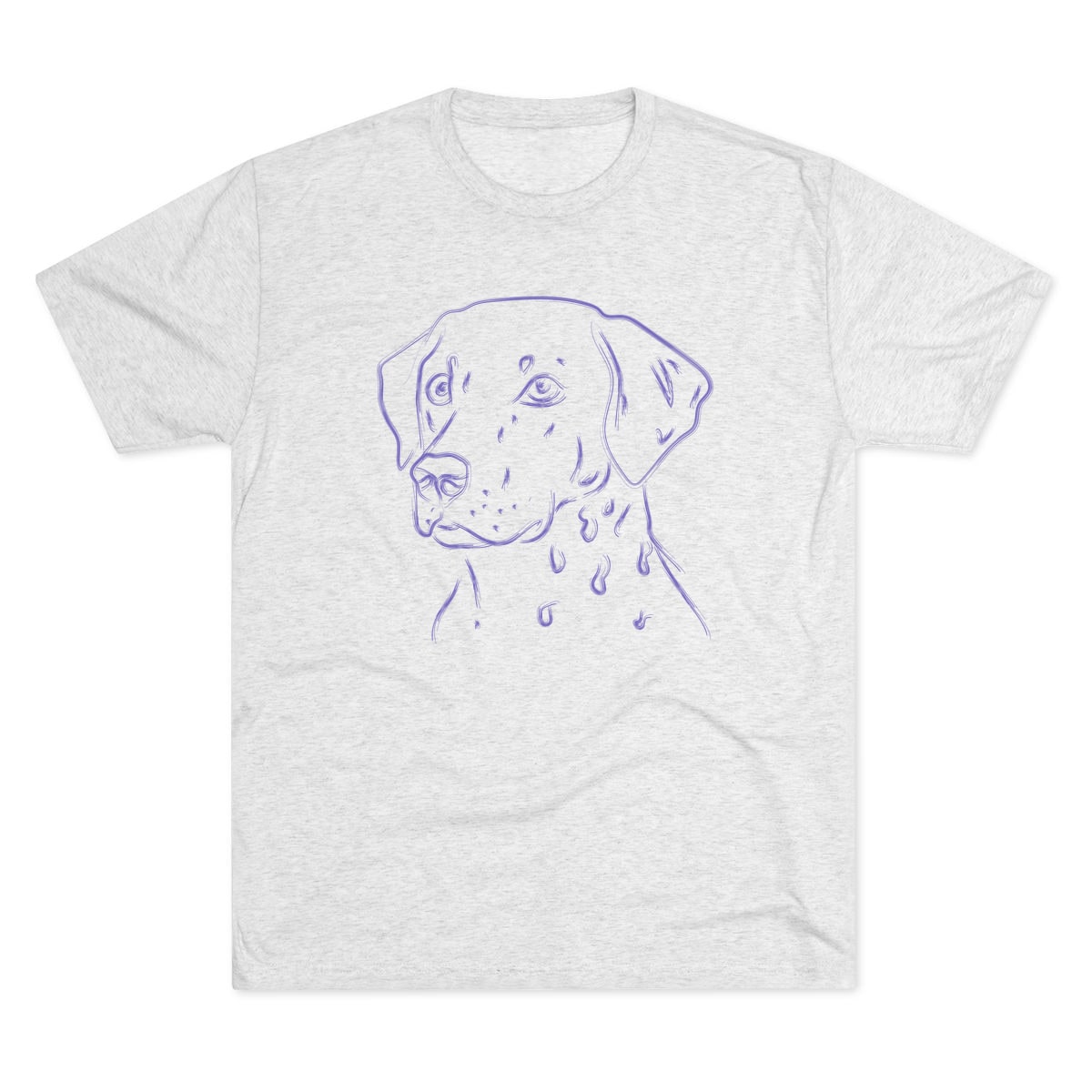 Multi Breed Icon dalmatian Tri-Blend Tee