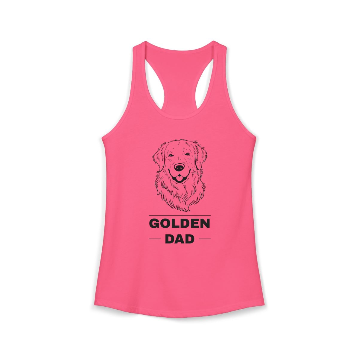 Golden Retriever Dad Tank Top