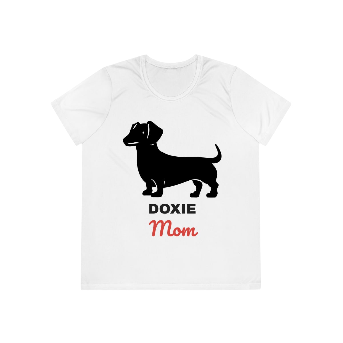 Dachshund Mom Ladies Competitor Tee by Sport-Tek