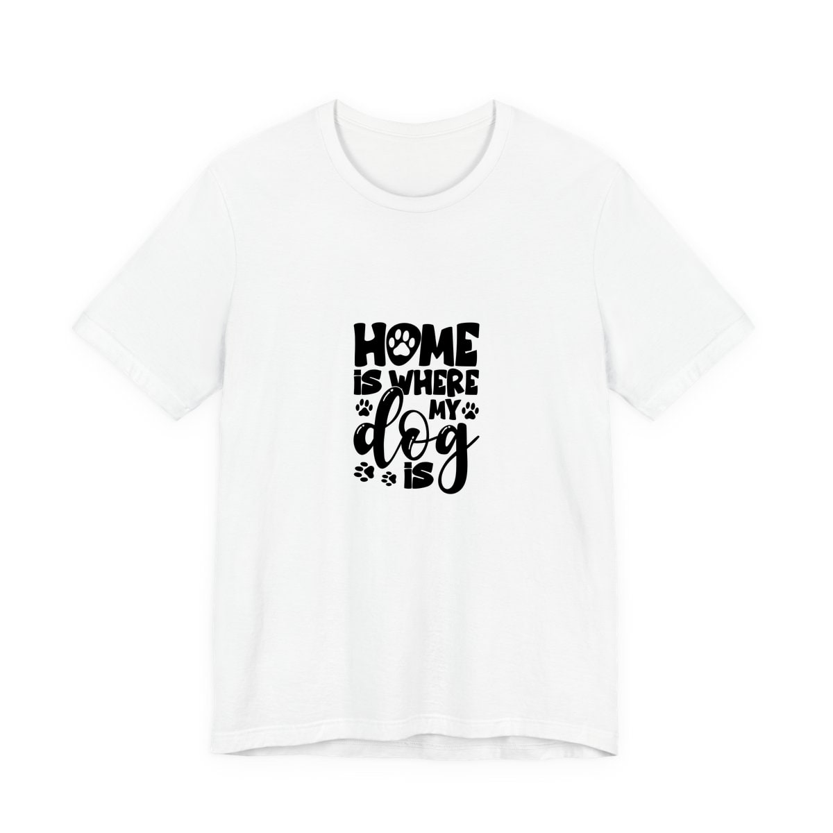 Home Is Where My Dog Is Jersey Tee