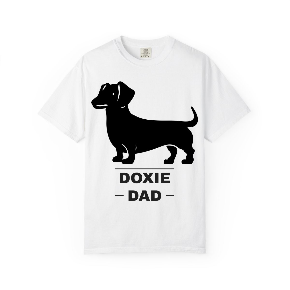 Dachshund Dad Comfort Colors Tee